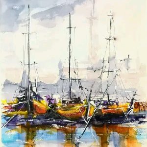 Tableau – “Silence en Bleu”